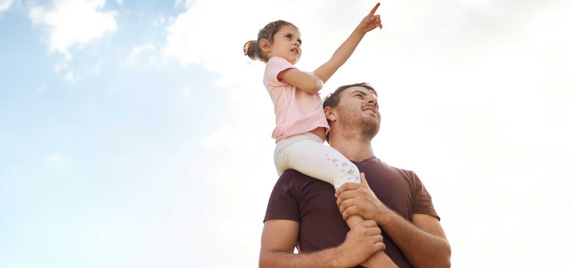 A Person holding a young child